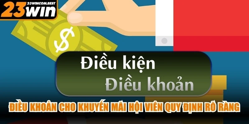 Điều khoản cho khuyến mãi hội viên quy định rõ ràng, minh bạch
